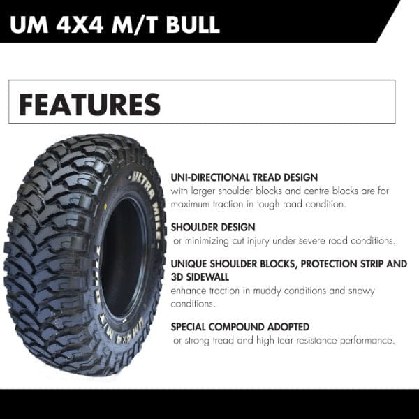 265/70/R16 - MT BULL ( Tubeless D Car Tyre | OFF-ROADING TYRE )