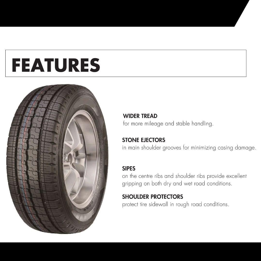 185/R14 - UM 777 LT ( Tubeless 102Q LT TYRE )