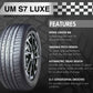 245/45/R18 - UM S7 LUXE RFT ( Tubeless 100 W Car Tyre )