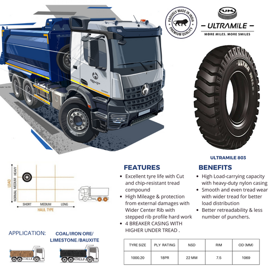 ULTRAMILE 317 MINING NYLON TYRE