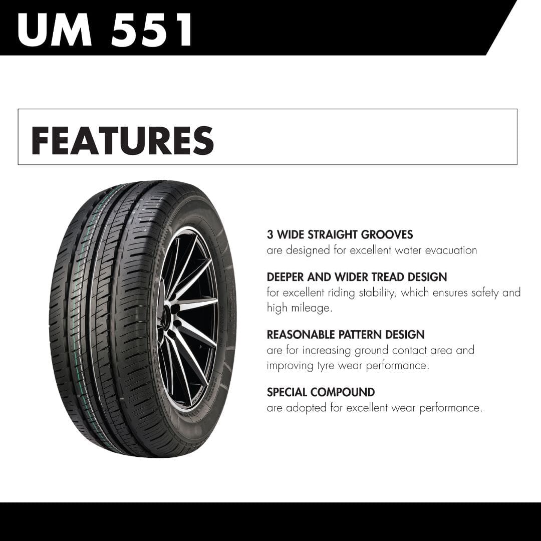185/60/R15 - UM 551 ( Tubeless 84 H Car Tyre )