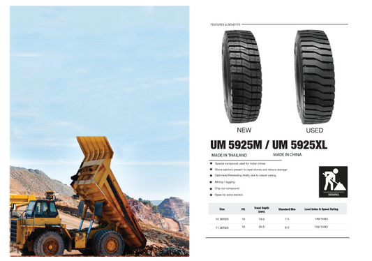 UM 5925 MINING RADIAL TYRE ( Request A Quotation )